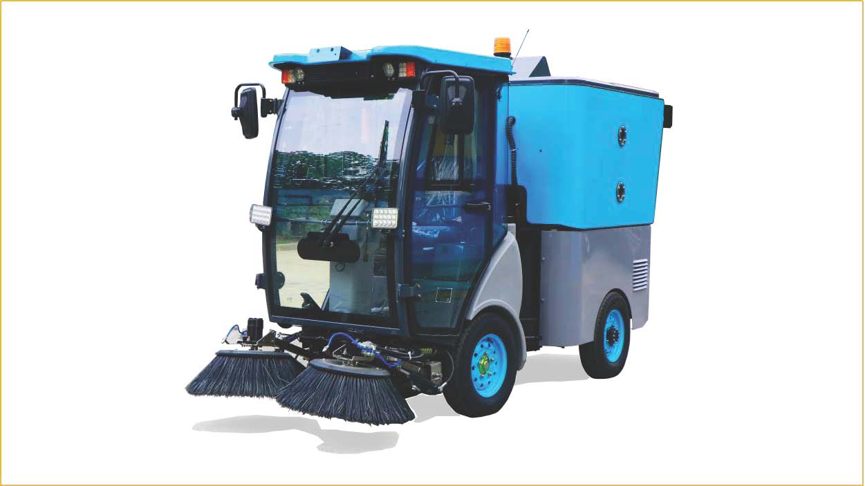 铰接式四轮纯吸扫地车 QX-DD800LX