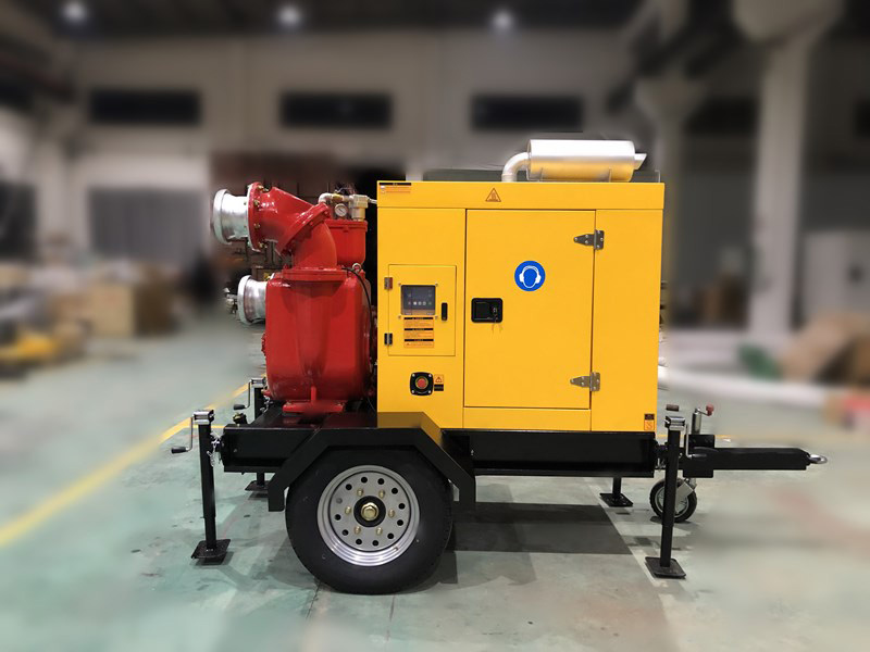 6-inch 400 m³ 15-meter Trailer-mounted Mobile Pump Truck QX-360