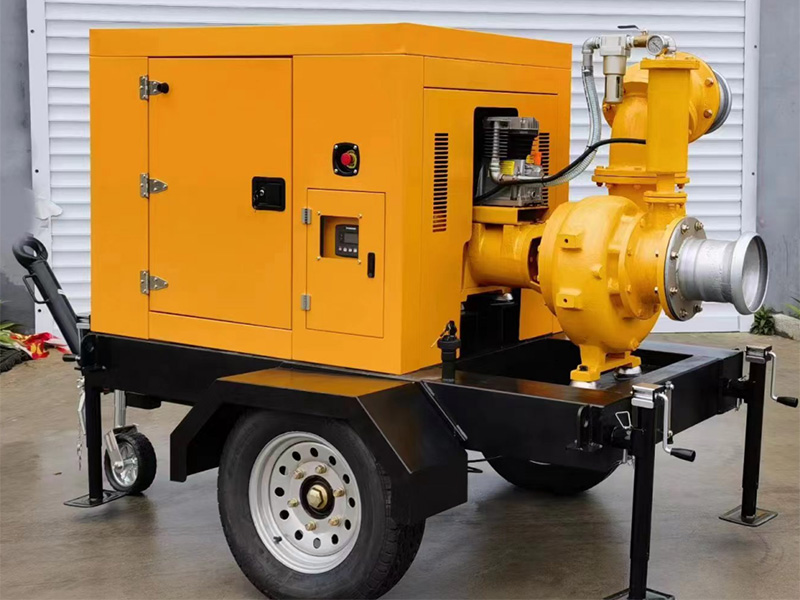 6-inch 500 m³ High-Self-Priming Trailer Pump (Cummins National III Emission Standard) QX-540TS
